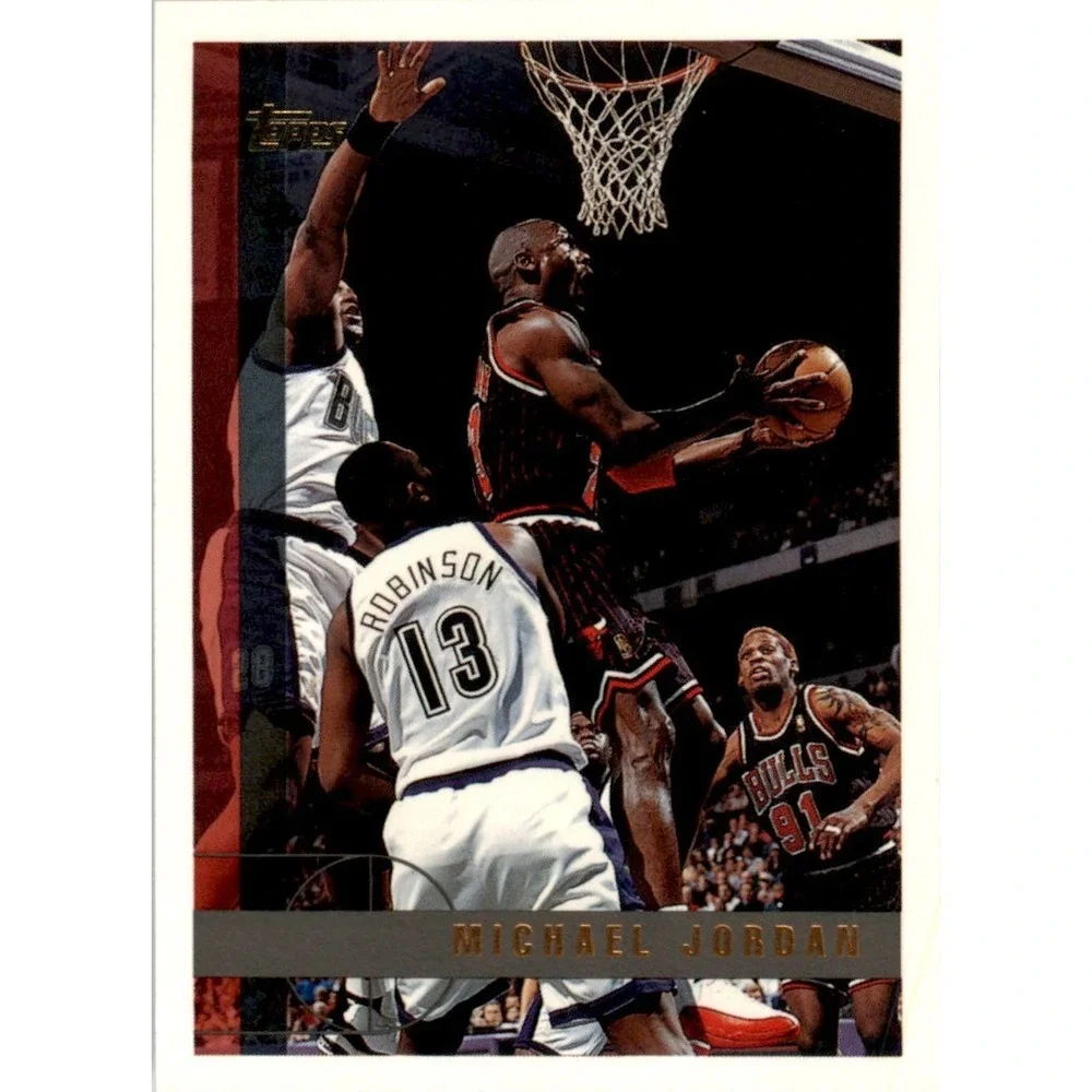 1997 Topps #123 Michael Jordan Chicago Bulls